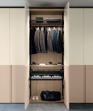 LEWITT - Wardrobe with drawers by Febal Casa - view 3